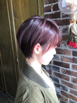 エイミー(Aimee) Aimee 町田 艶ラベンダー×丸みショート