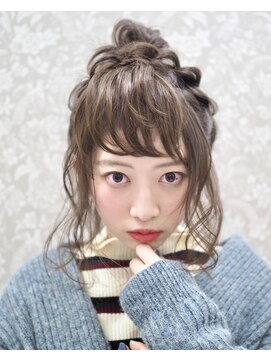 倶楽部ヘアーズ 醍醐本店(HAIR'S) ショートバング/お団子アレンジ/京都/伏見/醍醐/30代/40代/50代