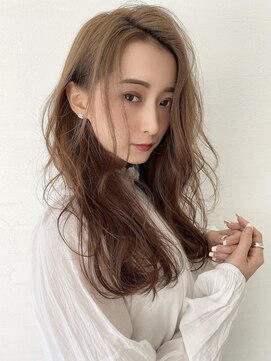 オーロ 西大寺店(ORO) ゆるふわフェミニンブラウンカラー