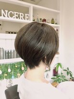 ヘアリフレッシュシンシア(hair refresh SINCERE)&nbsp;イルミナカラー×ナチュラルショートボブ
