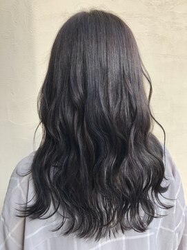 ビーヘアー(BE hair) ワンカラー×ブルーブラック