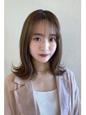 大人可愛いメルティカラーくびれヘアかきあげ京都宇治