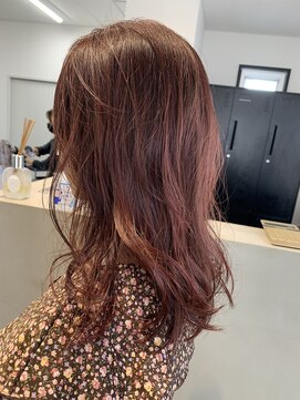 ロビィ 浦添店(LOBY) ブリーチ無し。カシスカラー