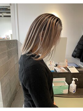 タオ 河原町(Tao) ボブとバレイヤージュ