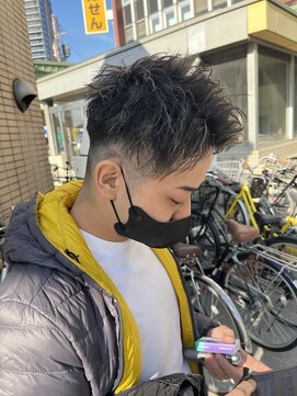 アヴァンス 天王寺店(AVANCE.) MEN'S HAIR ツイスパ×メッシュ×フェード