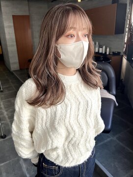 バーチョ(bacio) ハイライト、バレイヤージュスタイル