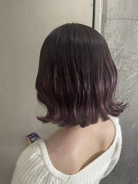 レガーミ(Legami) Aラインボブの外ハネバイオレッドベージュ