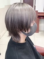 ヘアークリアー 春日部 メンズウルフスタイル/シルバーベージュ/透明感抜群カラー