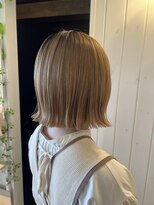 メリア(meria)&nbsp;切りっぱなしボブ/ハイトーン