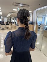 ケンジ 平塚ラスカ店(KENJE)&nbsp;ヘアアレンジ/お呼ばれヘア/編みおろし/ヘアセット/結婚式ヘア