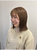 切りっぱなしボブ/シースルーバング/前髪/原宿神宮前