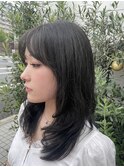 レイヤー×ワンカールパーマ
