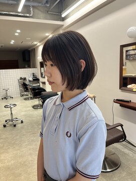 ルックアット(Look at) 【Lookat】20代30代40代 オリーブブラウンボブ