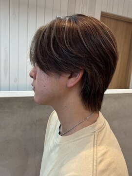 メンズバイココテラス 豊中(men's by cocoterace) メンズハイライト/マッシュウルフ/ブリーチカラー