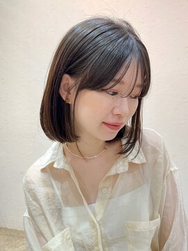 ガーデンヨコハマ(GARDEN YOKOHAMA) タッセルボブワンカール内巻きレイヤーカットオリーブベージュ