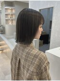 切りっぱなしボブ