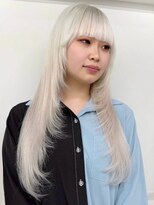 ウィコ 新宿(WICO)&nbsp;ホワイト×レイヤー[新宿駅/ワンレン/ダブルカラー/小顔]