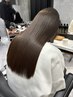 【理想の艶髪へ】premium髪質改善+ケアカラー￥20000★SORA指名不可