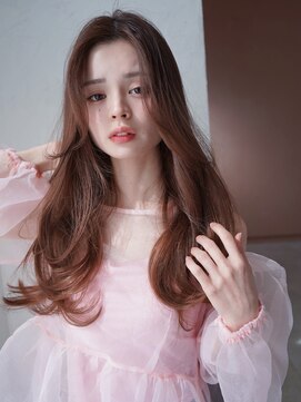 アンジェリカ JR和歌山駅前店(ANGELICA) ANGELICA オレンジブラウン 韓国風ゆる巻き 大人かわいい