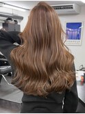 ハイライトバレイヤージュダブルカラーケアブリーチ30代40代