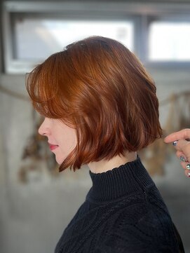 バロックトーキョー(BAROQUE TOKYO) ミディアムレイヤーカット/くせ毛風ボブ【表参道原宿美容室】