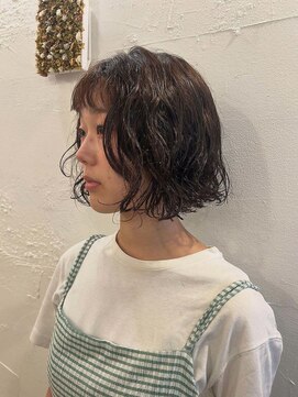 キキ(kiki) 【サノユイ】ふわふわボブパーマ