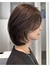 【白髪も明るくオシャレに♪】カット＋明るい白髪染め＋頭皮ケア［表参道］