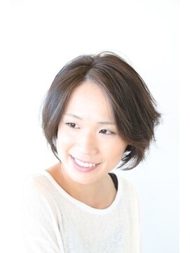 ポンテ 福津店(ponte) 『透け感カラー×大人ナチュラルショート』