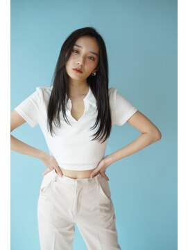 ルフュージュ バイ プロデュース 相模大野店(Refuge by Produce) 暗髪/レイヤーカット/長めバング