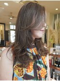 大人のセミロングレイヤーカット