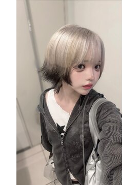 吉田美粧院 ホワイトカラー×エンドカラー