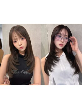 1cmで印象が大きく変わる。1人1人の骨格フィットする小顔韓国へア[カット+選べるトリートメント\3980]/新宿