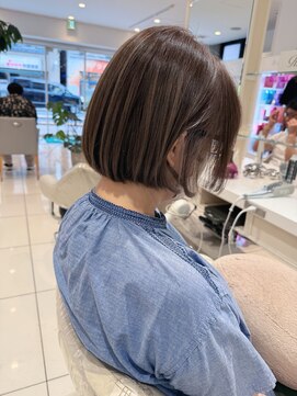 アッシュ 武蔵小金井店(Ash) \白髪/白髪ぼかし/シアーベージュ/大人ボブ/50代/