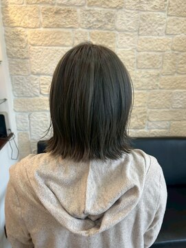 ヴァン カウンシル 川口店(VAN COUNCIL) カーキベージュボブ【東川口　ブリーチ】