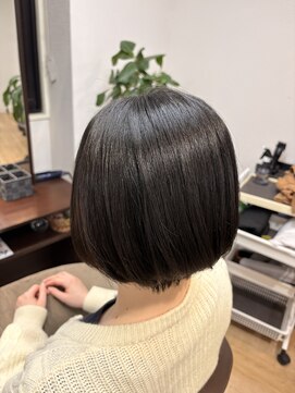 襟足スッキリ！ショートボブ！