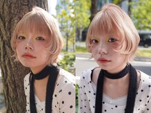 髪質改善や,酸性矯正でブリーチ毛にもツヤのある美しいヘアを