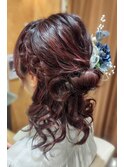 新宿小田急ハルク内♪編み込み×ねじりルーズアップ