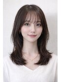 巣鴨/髪質改善/白髪染め/セミロング/01