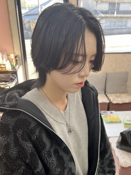 ヘアショップ ホップエム(HAIR SHOP HOP M) 岡山/センターパート/ウルフカット/ウルフ