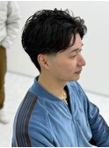 フェザーパーマテーパーフェード