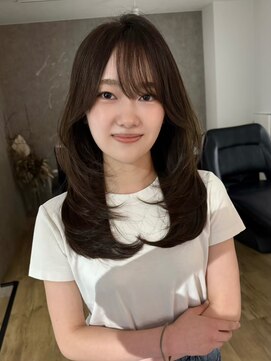 エトワ 中央店(etoi) 大分ハッシュカット胸上鎖骨下ミディアムレイヤースタイルかるめ