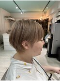 マッシュショート/ショートボブ/ショートヘア