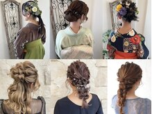 入学式、卒業式、結婚式、成人式などイベントでのなりたいを実現するヘアセットのご紹介