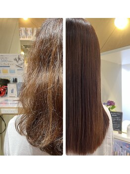 ヘアサロン テラ(Hair salon Tera)の写真/「縮毛矯正したの？」って聞かれないくらいが、ちょうどいい。乾かすだけで決まるって、こんなにラク。