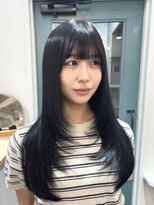 hyon myon/RISEbyREVO 綾瀬店【ヒョンミョン】&nbsp;ハッシュカット/デザインカラー/グレージュ[綾瀬駅/韓国ヘア]