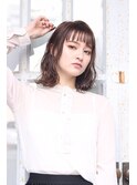 小顔くびれ外ハネボブ×色っぽ美髪フリンジウェーブ