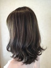 ヘアープレイス スパロウ(Hair place Sparrow) ミディアムネイビーアッシュ