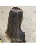 韓国風レイヤーカット×オリーブベージュ