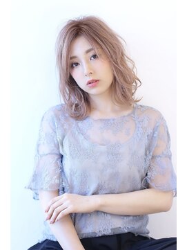 オーロ 宝塚店(ORO) 20代30代40代50代デジタルパーマくすみブルーミニウルフ