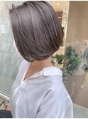 透明感カラー*ミネコラトリートメント*ナチュラルボブ*前髪なし